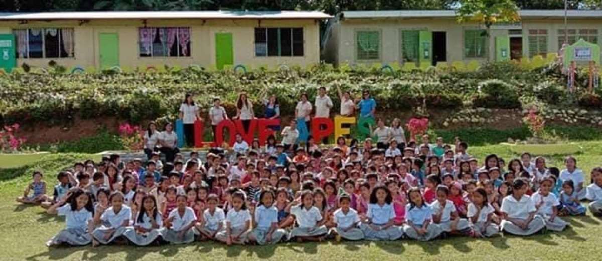 Supporting an elementary school in a remote location in the Philippines