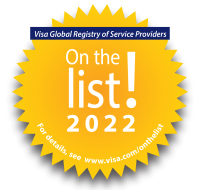 Visa Global Registry of Service Providers, On the list! 2022 - For details, see www.visa.com/onthelist: more information