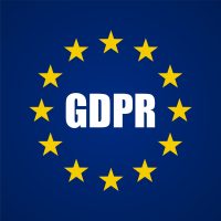 Gdpr general data protection regulation background free vector
